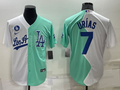 Men's Los Angeles Dodgers Julio Urias White/Green Replica Baseball Jersey