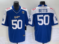 Men's Los Angeles Dodgers Mookie Betts Blue Alternate Player Jersey