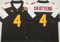 Men's Arizona State Sun Devils Cameron Skattebo #4 Black Game Jersey