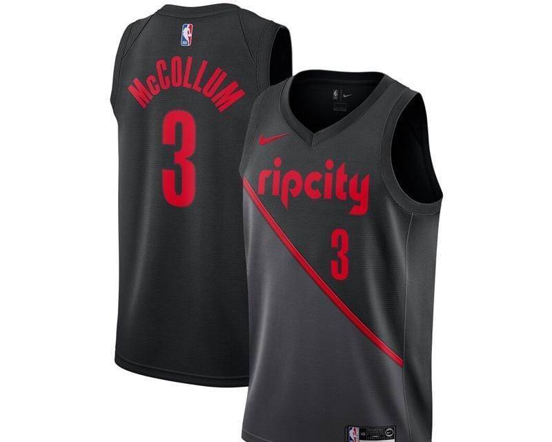 C.J McCollum Portland Trailblazers City Edition Jersey