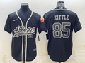 Men's San Francisco 49ers George Kittle Black Retired Player RFLCTV Limited Jersey Joint Edition