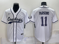 Men's Dallas Cowboys Micah Parsons White Game Jersey Joint Edition