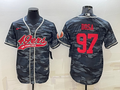 Men's San Francisco 49ers Nick Bosa Grey Camouflage Player Jersey Joint Edition