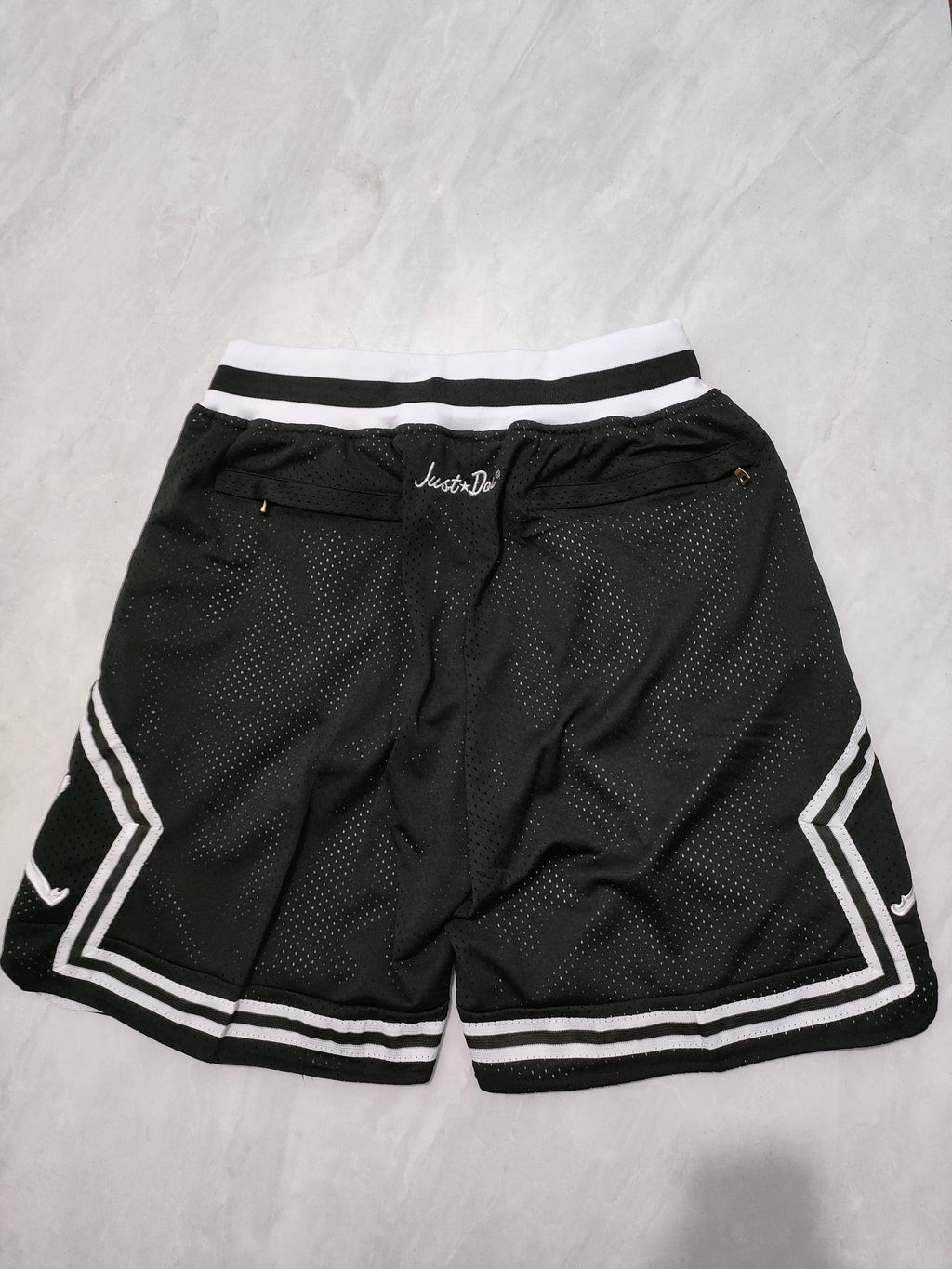 JUST DON Jordan Black Pocket Shorts