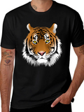 Tiger Graphic Tee - Bold Animal Print T-Shirt