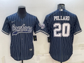 Men's Dallas Cowboys Tony Pollard Navy Player Jersey Joint Edition