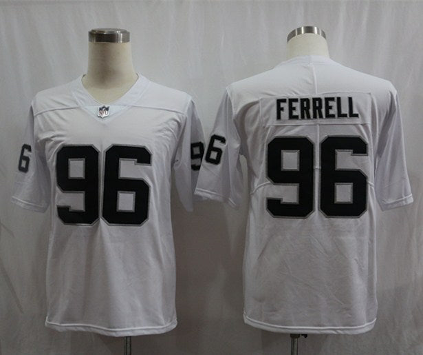 Men's Las Vegas Raiders Clelin Ferrell White Game Player Jersey