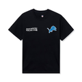 Detroit Lions AntiSocialSocialClub x  Black Team T-Shirt