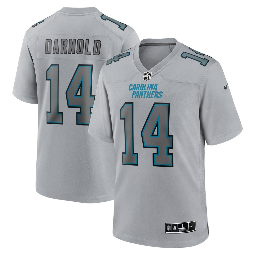 Sam Darnold Carolina Panthers  Atmosphere Fashion Game Jersey - Gray