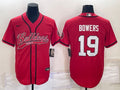 Men's Georgia Bulldogs Brock Bowers Red Game Player Jersey