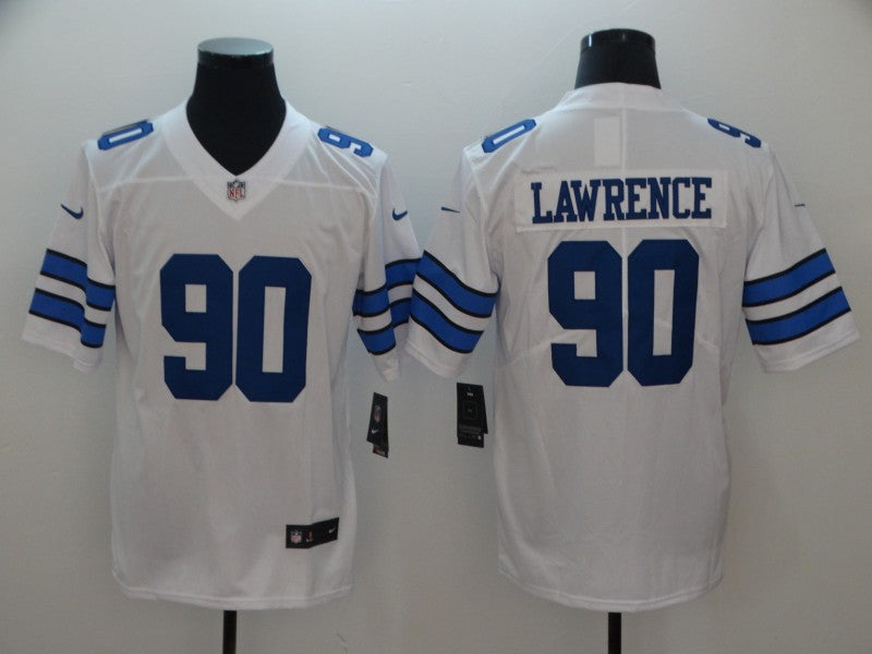 Men's Dallas Cowboys DeMarcus Lawrence White Limited Game Jersey
