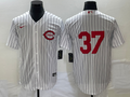 Men's Cincinnati Reds Tyler Stephenson #37 White 2022  at Field of Dreams Game Authentic Player Jersey1