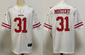 Men's San Francisco 49ers Raheem Mostert #31 White Game Player Jersey1