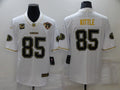 Men's San Francisco 49ers George Kittle #85 White 75th Anniversary Game Jersey1