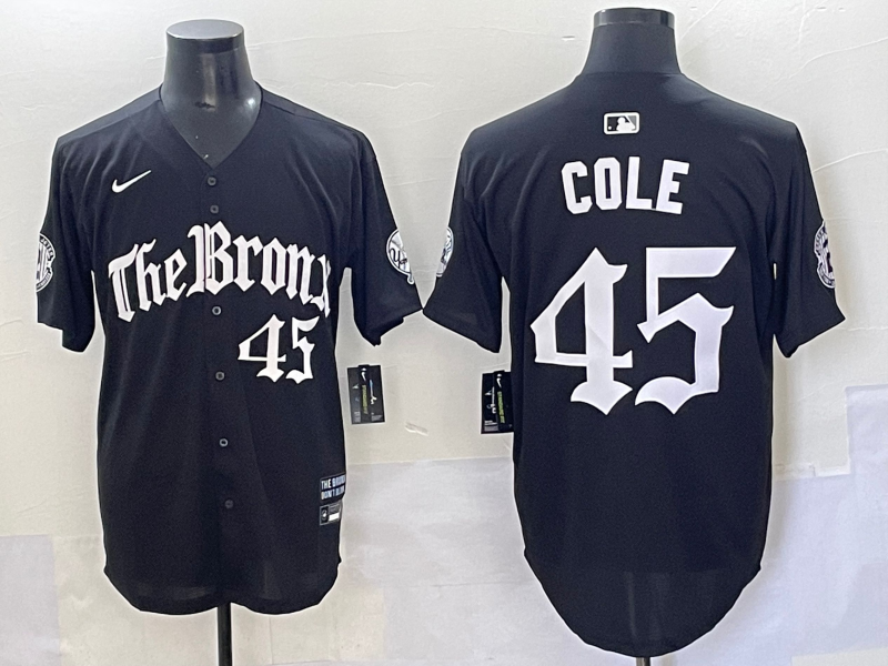 Men's New York Yankees Gerrit Cole Black Alternate Limited Player Jersey
