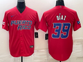 Men's 2023 World Baseball Classic Edwin Diaz Puerto Rico Red Jersey