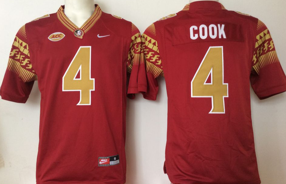 Men's Florida State Seminoles Dalvin Cook Red Player Game Jersey