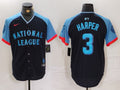 Men's National League Bryce Harper Navy 2024  All-Star Game Limited Player Jersey