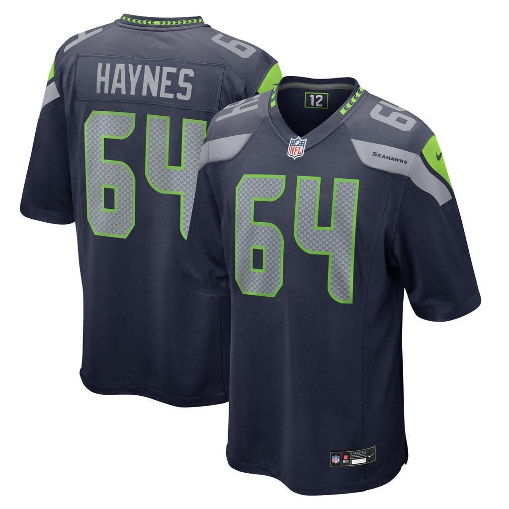Christian Haynes Seattle Seahawks   Game Jersey -  College Navy