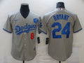 Men's Los Angeles Dodgers Kris Bryant -24 Gray Replica Player Jersey