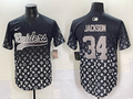 Men's Las Vegas Raiders Bo Jackson Black Team Player Game Jersey