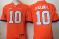 Men's Clemson Tigers Ben Boulware Orange Player Game Jersey