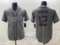 Men's Cleveland Browns Shedeur Sanders Gray Game Player Jersey