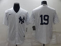 Men's New York Yankees Chad Moeller White Replica Player Name Jersey