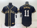 Men's Boston Red Sox Rafael Devers Black Replica Baseball Jersey