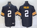 Men's Pittsburgh Steelers Justin Fields Black Game Player Jersey