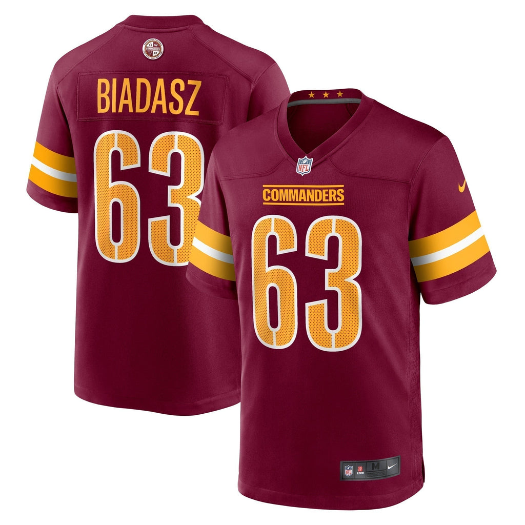 Tyler Biadasz Washington Commanders  Game Jersey -  Burgundy