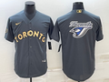 Men's Toronto Blue Jays1 Gray Replica Player Jersey