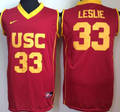 Men's USC Trojans Lisa Leslie Cardinal Player Game Jersey