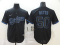 Men's Los Angeles Dodgers Mookie Betts Black Stitched Game Jersey