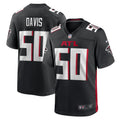 Tae Davis Atlanta Falcons  Team Game Jersey -  Black