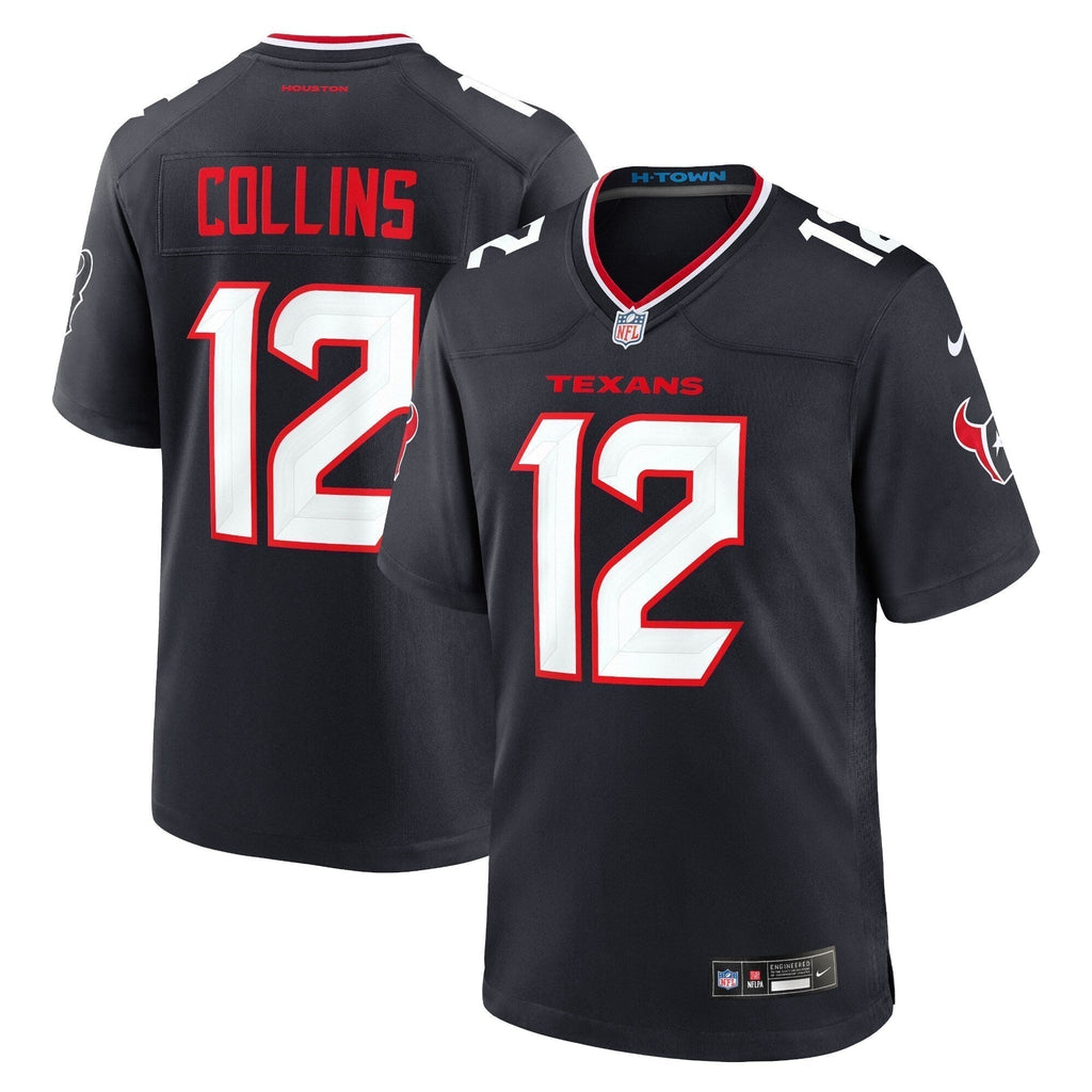 Nico Collins Houston Texans  Game Jersey - Navy