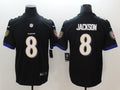 Men's Baltimore Ravens Lamar Jackson Black Game Jersey