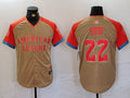 Men's American League Juan Soto #22 Cream 2024  All-Star Game Limited Player Jersey1