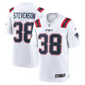Rhamondre Stevenson New England Patriots  Game   Jersey - White