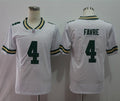 Men's Green Bay Packers Brett Favre White Game Player Jersey