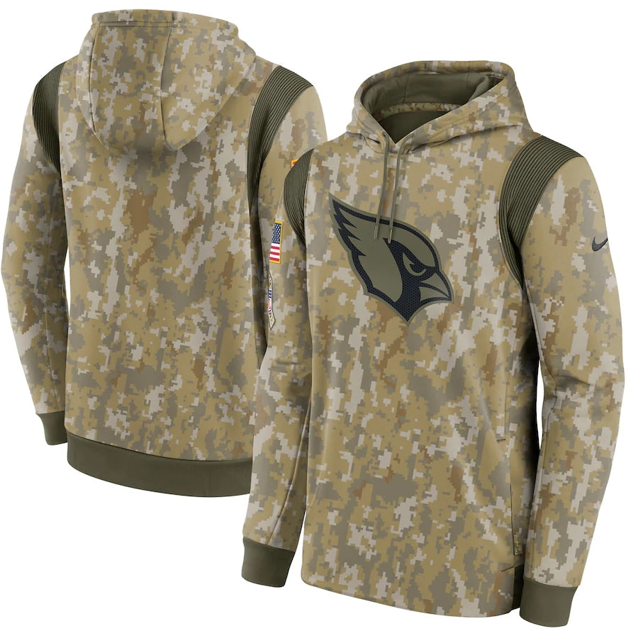 Men's Arizona Cardinals  2021 Salute to Service Hoodie1 Camouflage