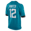 J.Jaguars #12 Travis Hunter Teal 2025  Draft First Round Pick Game Jersey