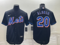 Men's New York Mets Pete Alonso Black Replica Baseball Jersey