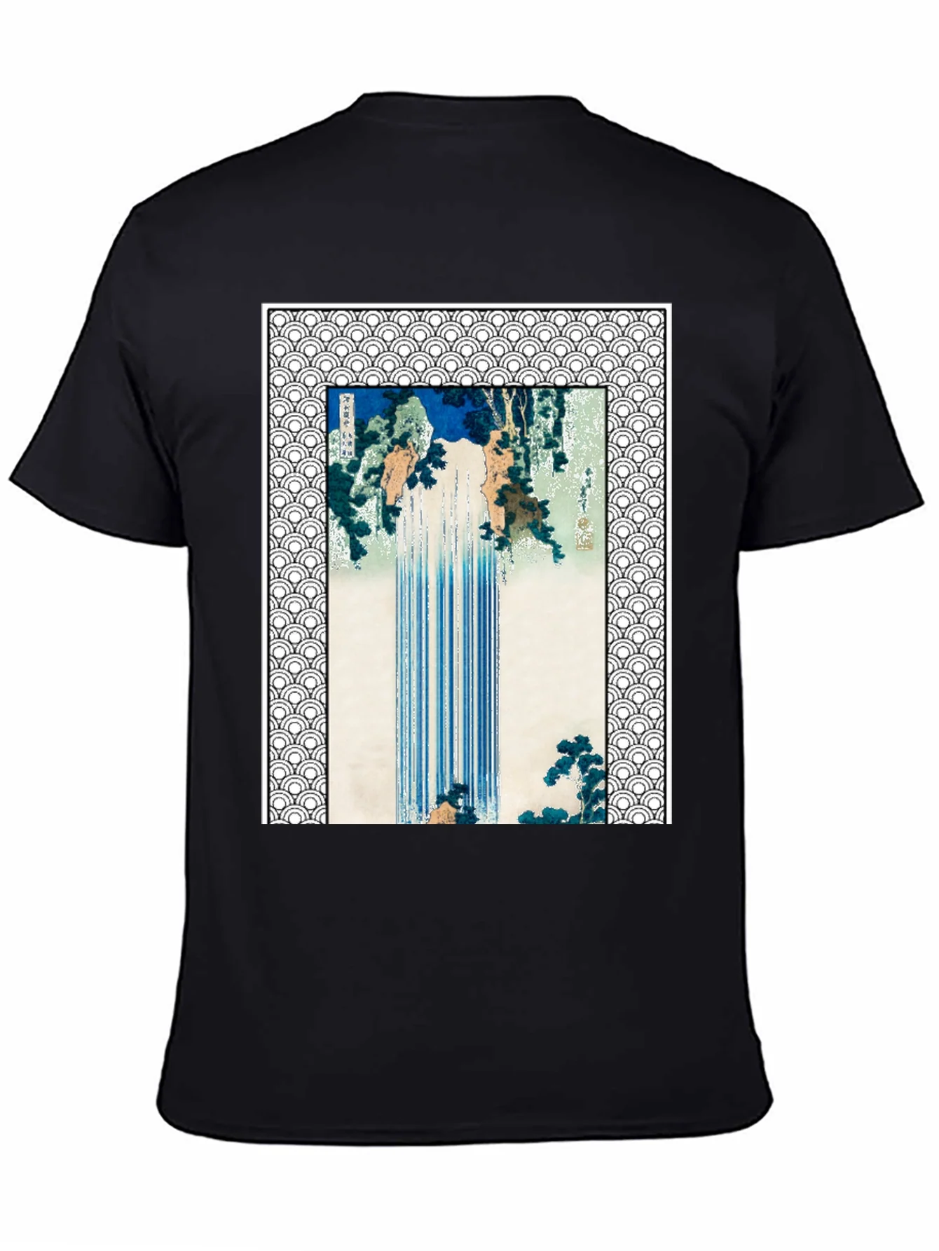 Japanese Waterfall Art T-Shirt