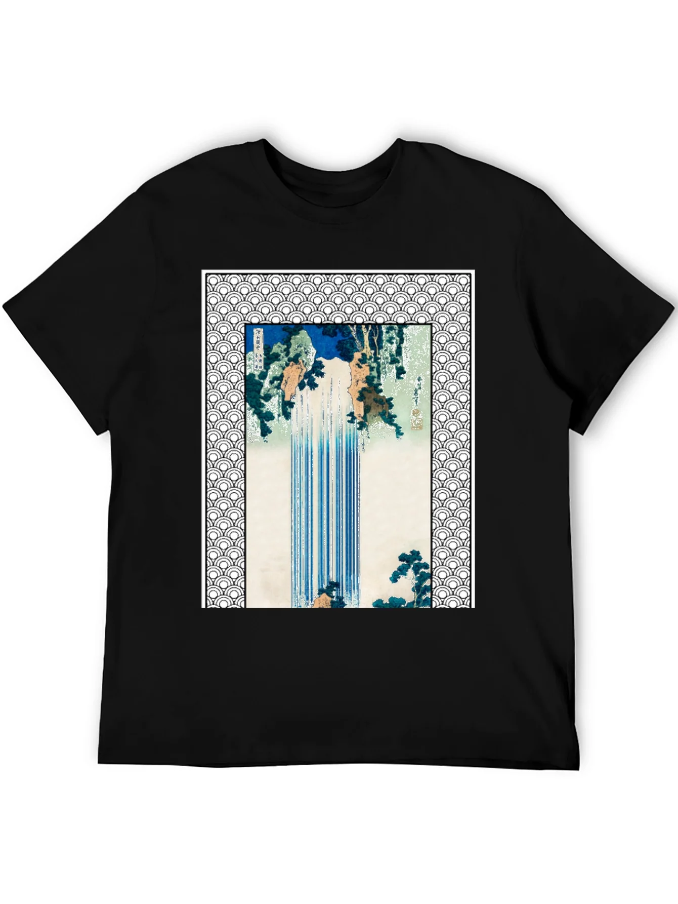 Japanese Waterfall Art T-Shirt