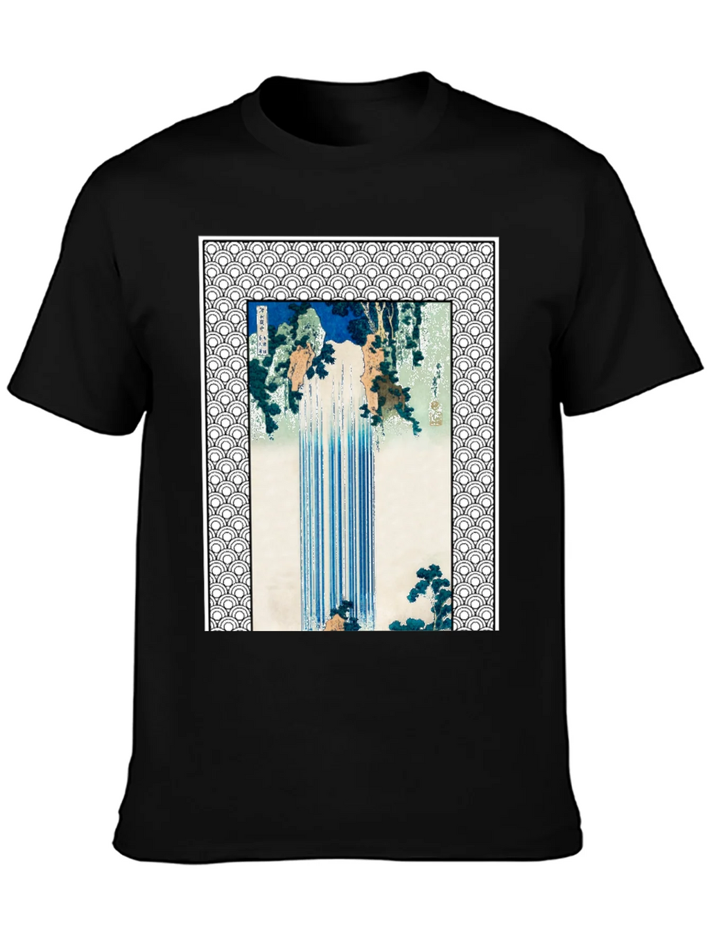 Japanese Waterfall Art T-Shirt
