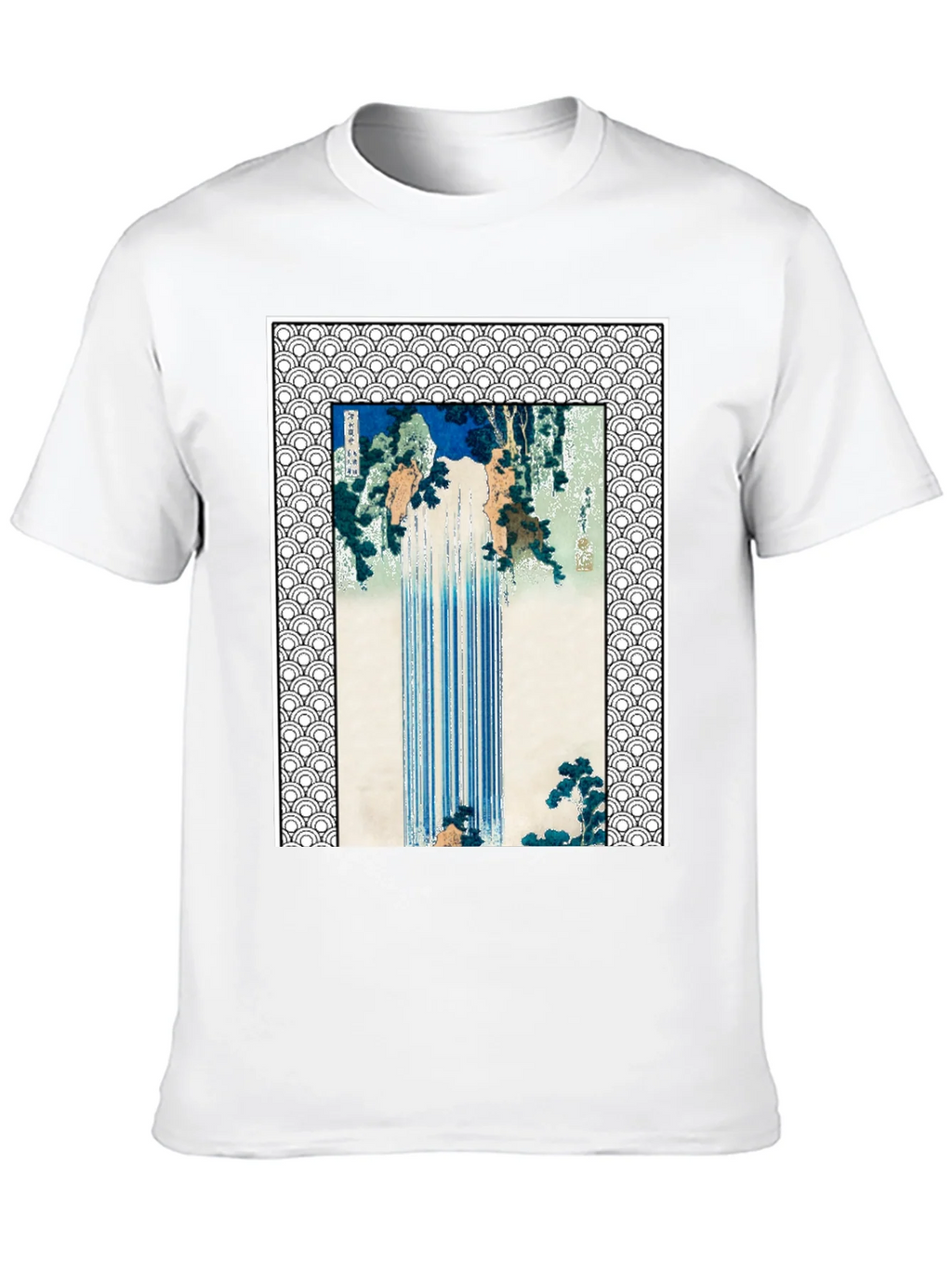 Japanese Waterfall Art T-Shirt
