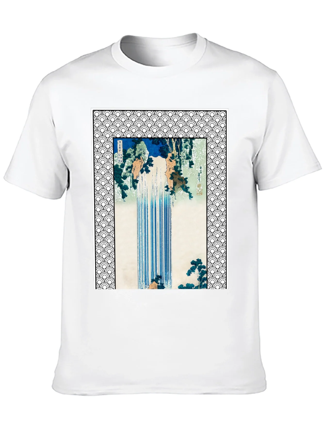 Japanese Waterfall Art T-Shirt