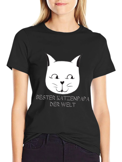 Cat Dad T-Shirt - Bester Katzenpapa