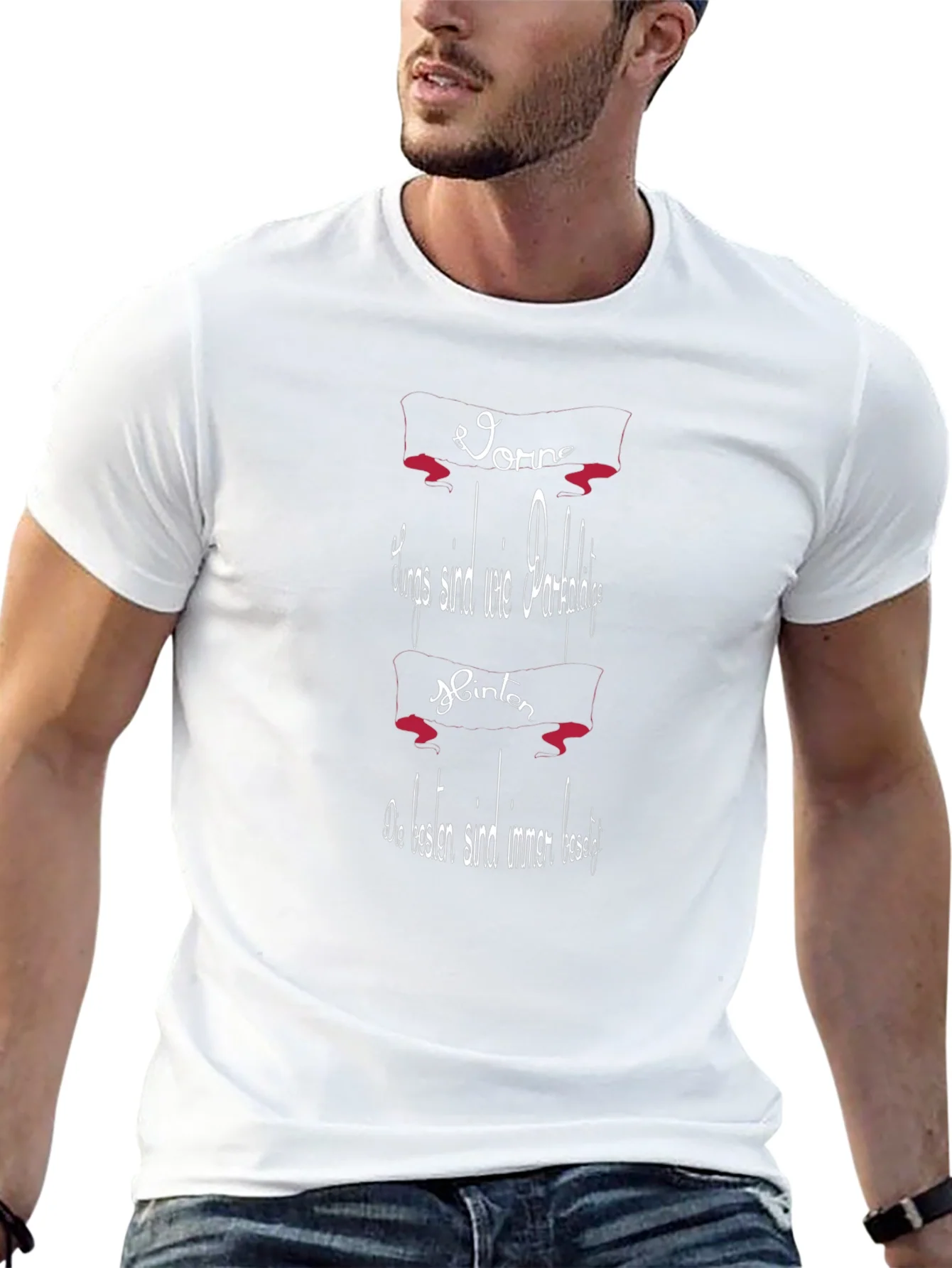 Humorous German T-Shirt: Always Parked Spots